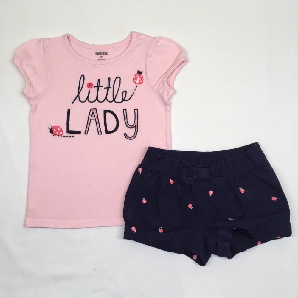 Gymboree Shorts and Tee Set
